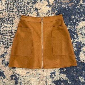 Women’s Neutral Suede shirt